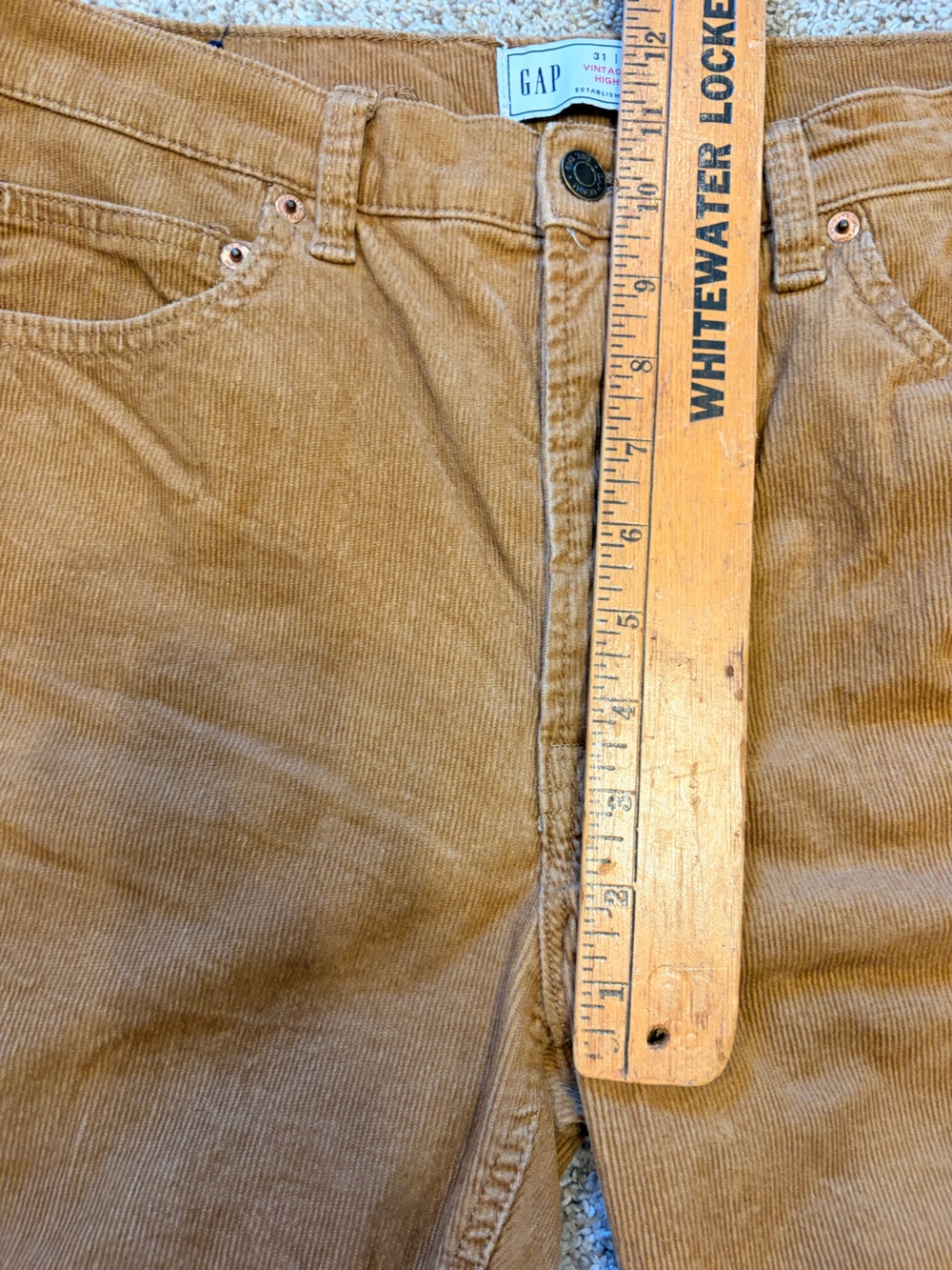 GAP Women’s Vintage Slim Corduroys - Picture 3 of 7